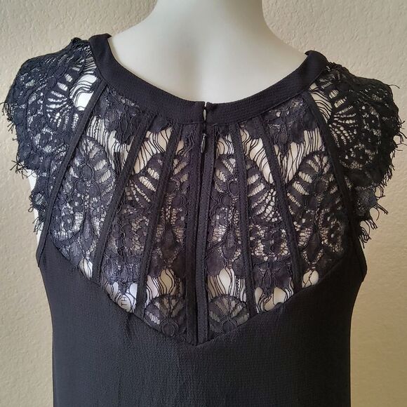 NWT 41 Hawthorn Lace Top Size XL Black - Picture 8 of 12